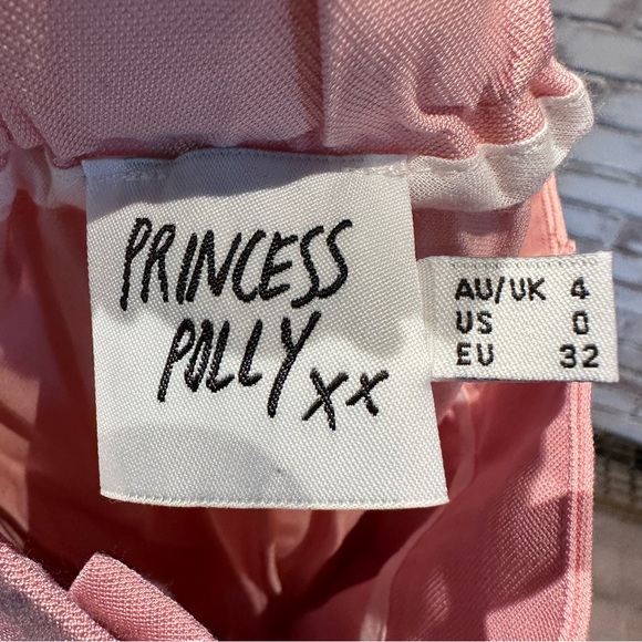 Princess polly pink high rise pants size 0 - Picture 2 of 5